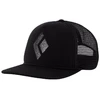 Black Diamond Flat Bill Trucker Hat Šiltovka Black