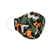 CMP Unisex Mask Nero Arancia Rúško