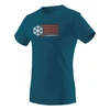 Dynafit Graphic Cotton M T-shirt petrol/flag tričko