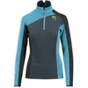 Karpos Federa Half-Zip W Fleece darkt slate blue atoll black mikina