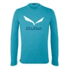Salewa Solidlogo DryTon M T-Shirt blue danube melange tričko