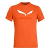 Salewa Solidlogo Drirelease M T-Shirt red orange melange tričko