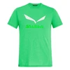 Salewa Solidlogo Drirelease M T-Shirt summer green melange tričko