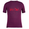 Salewa Graphic Dryton K T-Shirt dark purple melange tričko
