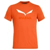 Salewa Solidlogo Drirelease T-Shirt M red orange melange tričko