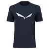 Salewa Solidlogo Drirelease T-Shirt M blue premium navy melange tričko