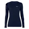 Salewa Cristallo Warm Alpine Merino Responsive Long Sleeve Baselayer W blue navy blazer termo tričko