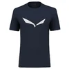 Salewa Solidlogo Dri-Release T-Shirt M blue premium navy melange tričko