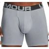 Under Armour Charget Cotton 6 in 3 Pack M Grey boxerky