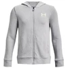 Under Armour Rival Terry FZ Hoodie Jr Grey mikina 