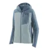  Patagonia R1® CrossStrata Hoody W steam blue bunda
