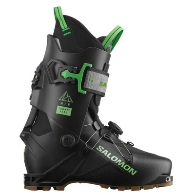 Salomon MTN Summit Pure M Touring Boots black/pastel neon green/rainy day 22/23