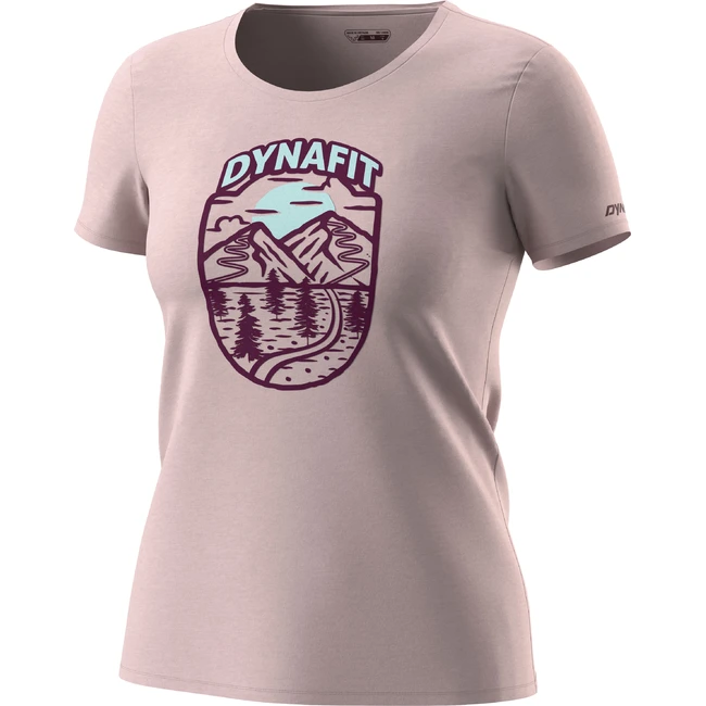 Dynafit Graphic Cotton T-shirt W pale rose horizon tričko