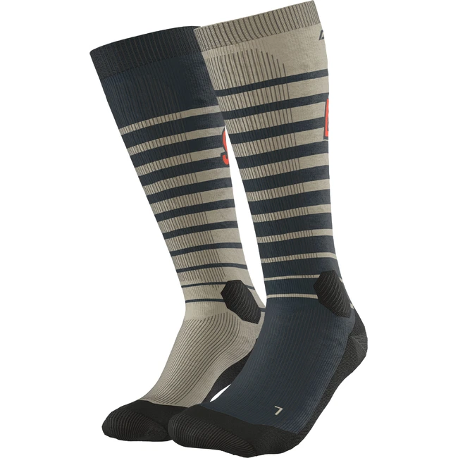 Dynafit FT Graphic Socks rock khaki snow ponožky