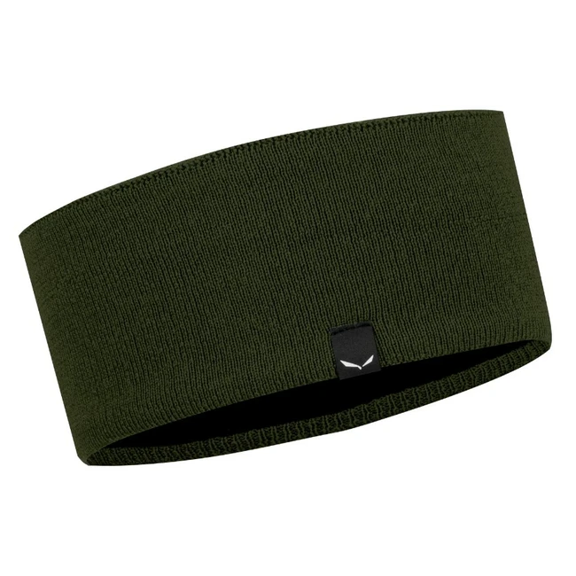 Salewa Puez Merino Headband green dark olive čelenka