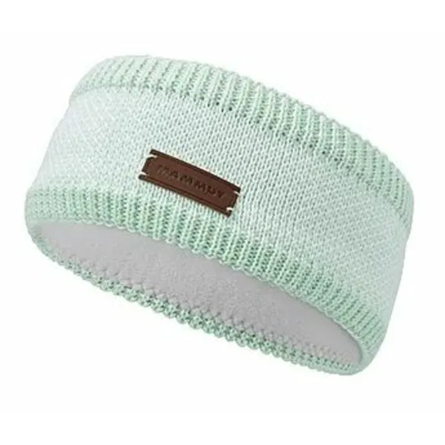 Mammut Snow Headband neo mint white čelenka