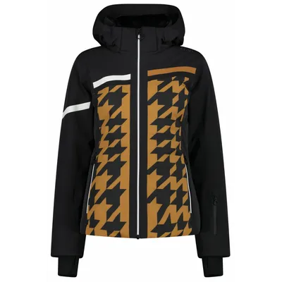 CMP Jacket Zip Hood W avena nero bunda