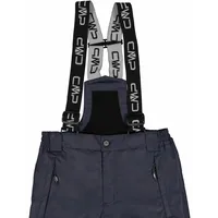 CMP Ski Salopette Kid black blue nohavice