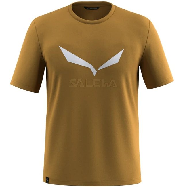 Salewa Solidlogo Dri-Release T-Shirt M beige golden brown tričko