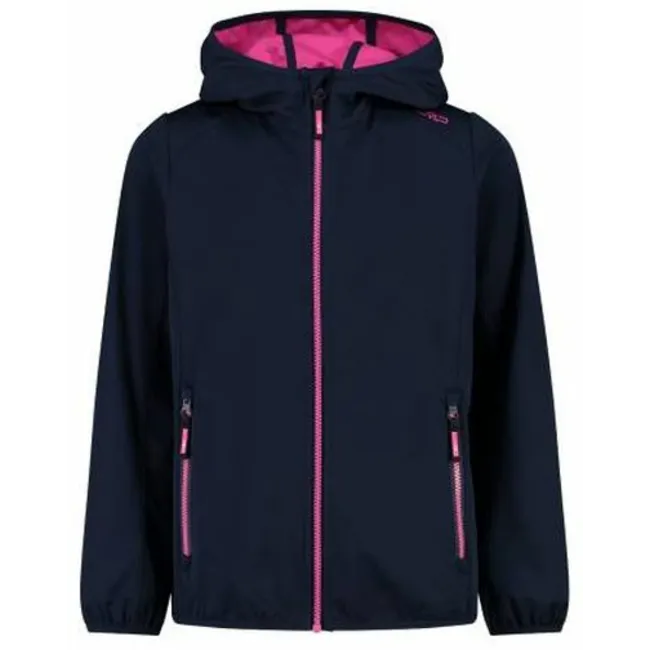 CMP Jacket Fix Hood Kid G blue fuxia bunda