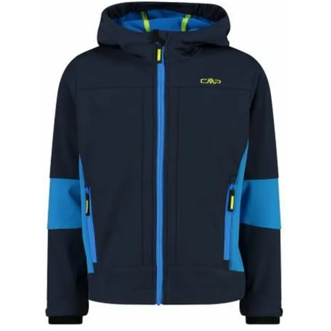 CMP Jacket Fix Hood Kid black blue river lime bunda