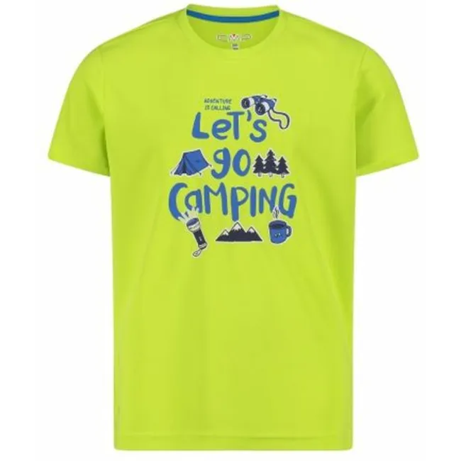 CMP T-Shirt Kid lime tričko