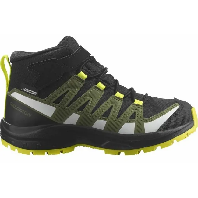 Salomon XA PRO V8 MID CSWP JR black yellow obuv