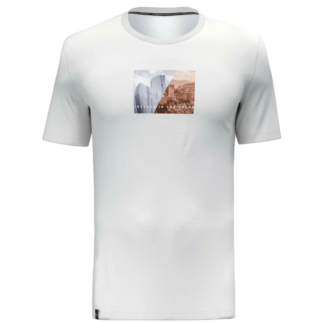 Salewa Pure Design Dry T-Shirt M white tričko