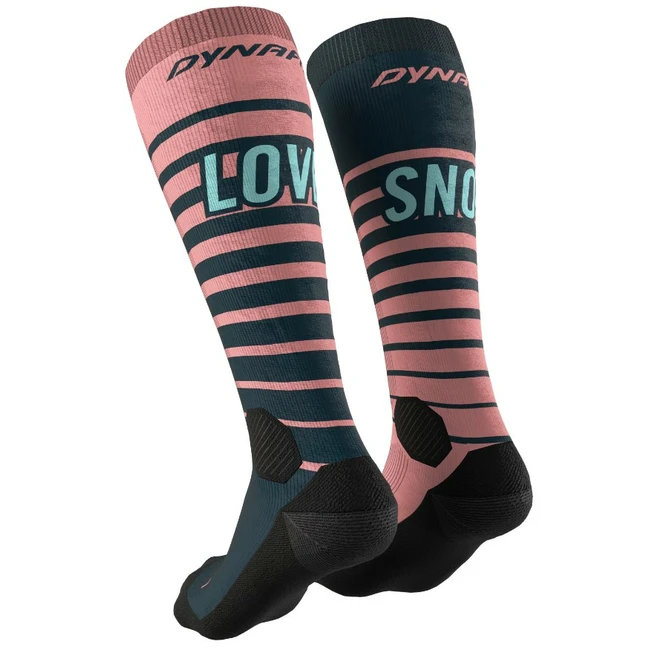 Dynafit FT Graphic Socks mokarosa snow ponožky