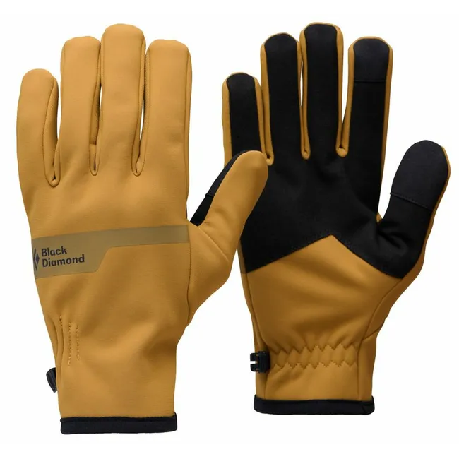 Black Diamond Everyday Softshell Gloves flax rukavice