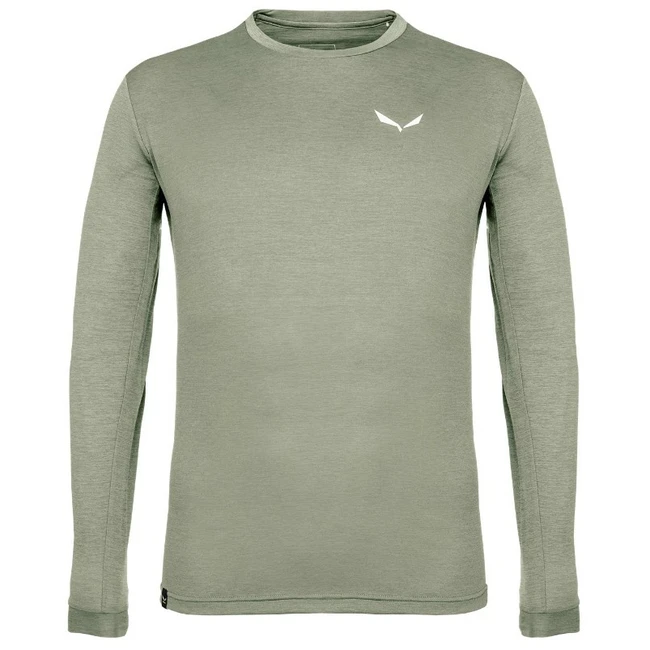 Salewa Puez Melange Dry Long Sleeve Tee M shadow melange tričko