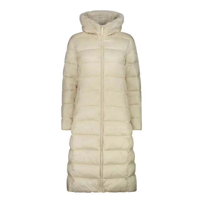CMP Padded Coat W vaniglia bunda