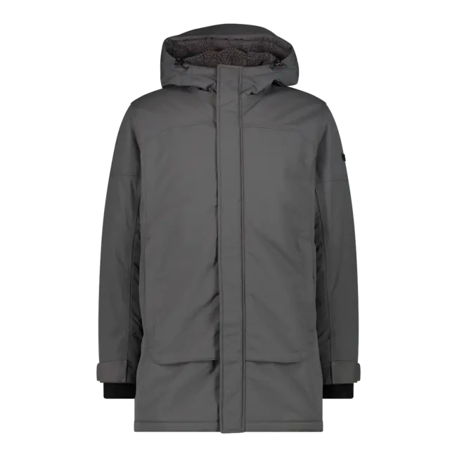CMP Hooded Parka M grey bunda