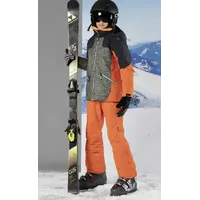 CMP Ski Salopette Kid orange nohavice