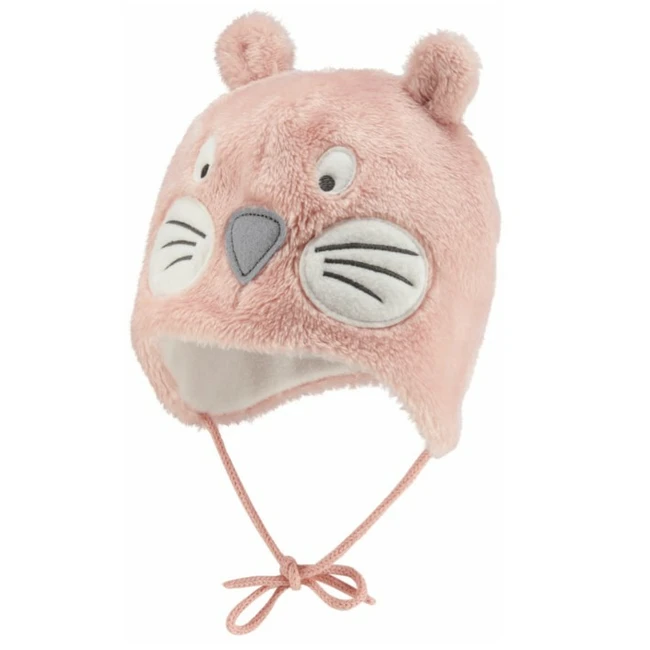 McKinley Katze Beanie Kids pink čiapka
