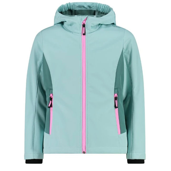 CMP Softshell Jacket Fix Hood Juniors Girl opale bunda