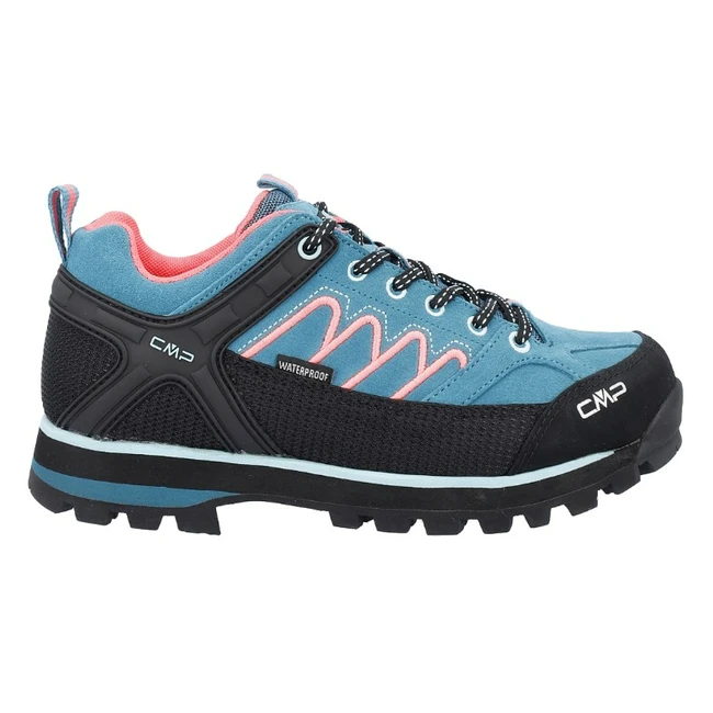 CMP Moon Low Trekking Shoes W teal red fluo obuv